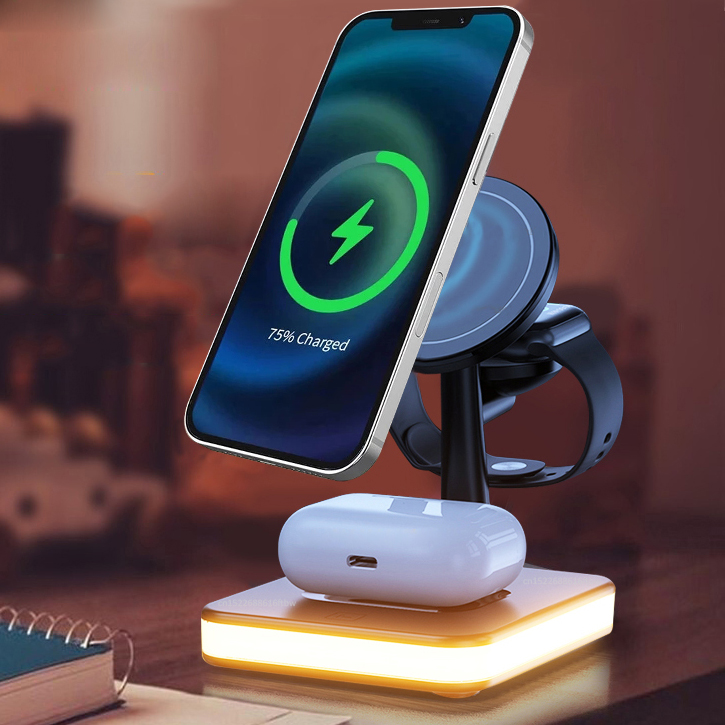 MAGNETIC WIRELESS CHARGER DOCK STATION